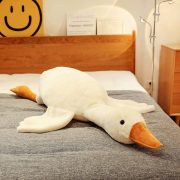 Giant Goose Plush Toy - Large White Goose Cushion Stuffed Animal for Sleeping & Gifting