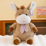 Cute Cookie Donkey Plush Toy - Fluffy Stuffed Animal Gift for Kids
