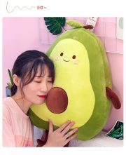 Avocado Plush Toy - Creative Fruit Stuffed Pillow for Kids Birthday Gift
