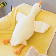Giant Goose Plush Toy - Large White Goose Cushion Stuffed Animal for Sleeping & Gifting - Image 2